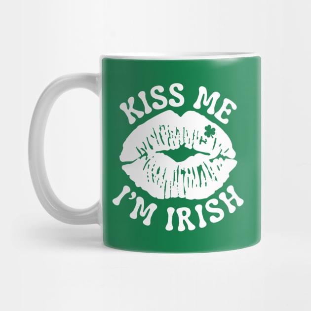 Kiss Me I'm Irish by Creatifly Graphic Tees